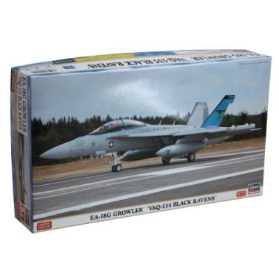Hasegawa 1/72 Ea-18g Growler Vaq-135 Black Ravens Limited Edition Airplane Mo...