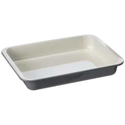 zenker 7248 plat à four gris 40 x 29 x 6 cm