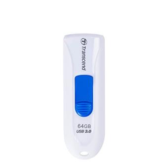 Transcend 64 Go Clé USB 3.0 JetFlash 790 Blanc - 1