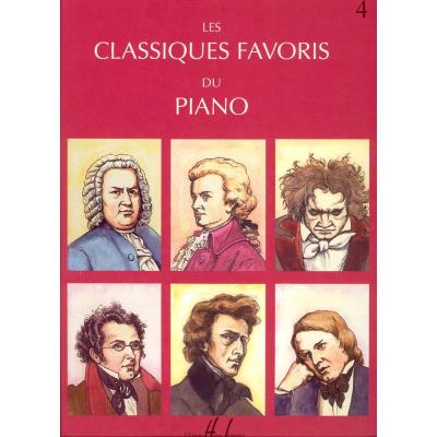 Partitions classique LEMOINE CLASSIQUES FAVORIS VOL.4 - PIANO Piano