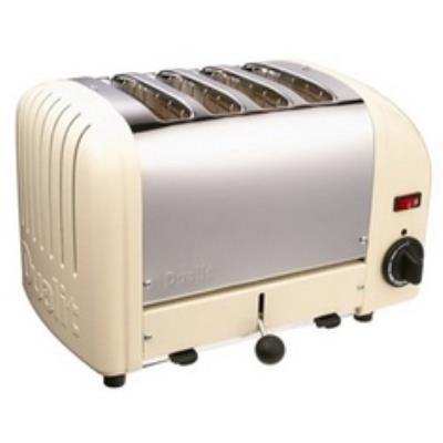 Grille-pain 4 fentes 40354 Dualit utilitaire finition Crème