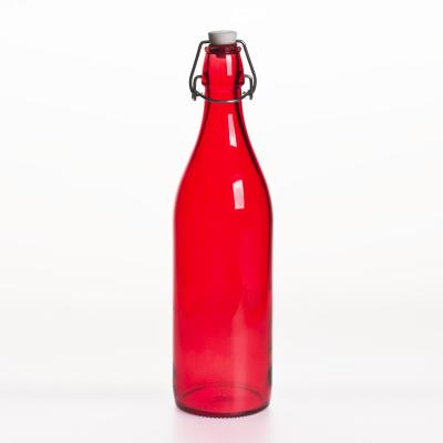 Bormioli - Bouteille Limonade 1L Rouge