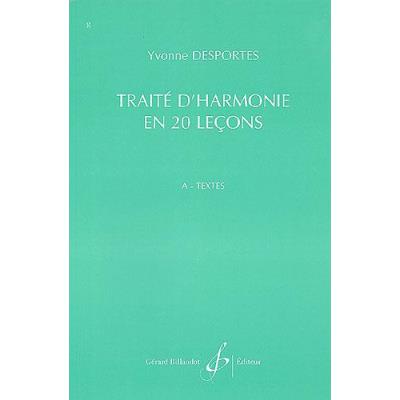 TRAITE D'HARMONIE EN 20 LECONS - TEXTES