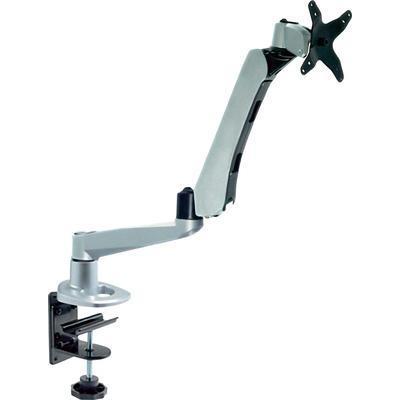 Support de table pour écran xergo 10 - 30 inclinable + pivotable, rotatif argent noir 406195
