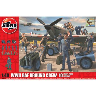 Figurines militaires : equipe au sol de l'aviation raf wwii airfix