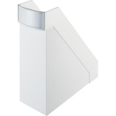 Helit porte-revues Linear,format A4,polystyrène,gris lumière