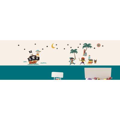 Nouvelles Images - Sticker mural bateau et pirate