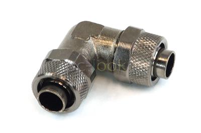 Pc-look - Double Embout - Angle 90° - Tube 10/13mm