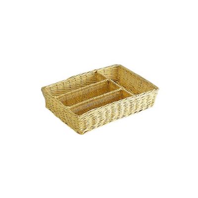 Aubry gaspard range couverts osier blanc trc1020