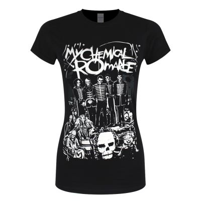 My Chemical Romance T-Shirt Dead Parade Femme NoirXL