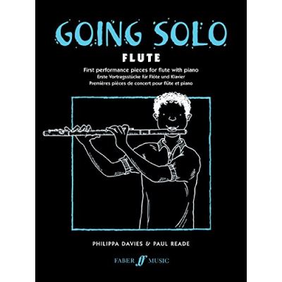 Partitions classique FABER MUSIC DAVIES P / READE P - GOING SOLO - FLUTE AND PIANO  Flûte traversière