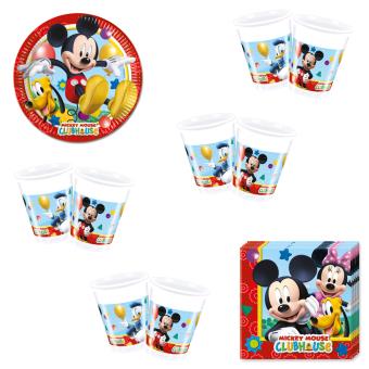 Mickey Mouse Kit Vaisselle Jetable Anniversaire Et Fete Pour 8 Enfants Autre Gadget Achat Prix Fnac