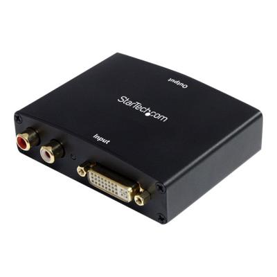 StarTech.com DVI naar HDMI Video Converter met Audio videoconverter - zwart