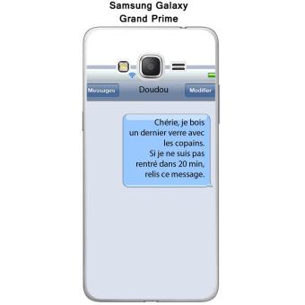 Coque Samsung Galaxy Grand Prime Texto Chérie