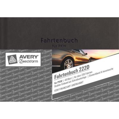 Livre de suivi de véhicule « cartonné » a6 avery 222d