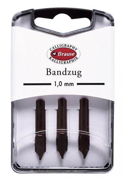 Brause - Boîte 3 plumes Bandzug 1mm