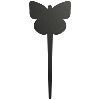 TAG Ardoise silhouette Papillon 5 unités + 1 feutre craie liquide