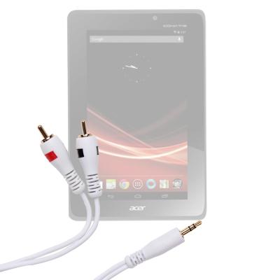 DURAGADGET - Câble audio stéréo jack 3,5 mm pour tablette Acer Iconia Tab A110