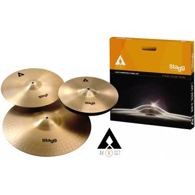 Cymbales STAGG AXK SET - COPPER-STEEL SET DE CYMBALES 14+16+20 Packs de cymbales