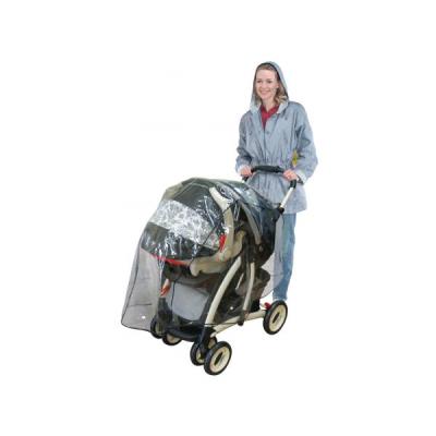 Habillage pluie poussette avec maxi cosy