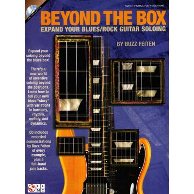 Méthodes et pédagogie HAL LEONARD BEYOND THE BOX EXPAND YOUR BLUES ROCK GUITAR SOLOING + CD - GUITAR Guitare acoustique