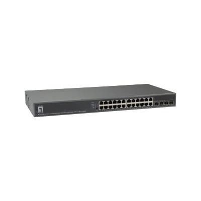 LevelOne GTP-2881 - switch - 28 poorten - Beheerd - rack-uitvoering