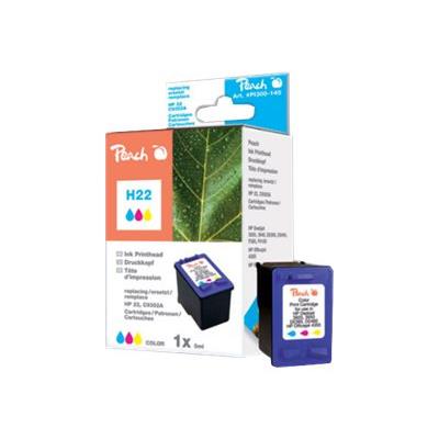 Peach H22 - kleur (cyaan, magenta, geel) - inktcartridge (alternatief voor: HP 22XL)