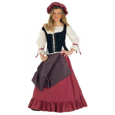 Costume d'aubergiste Eliana pour fille - 11-13 ans