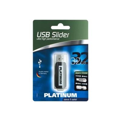 BestMedia Platinum Slider - USB-flashstation - 32 GB