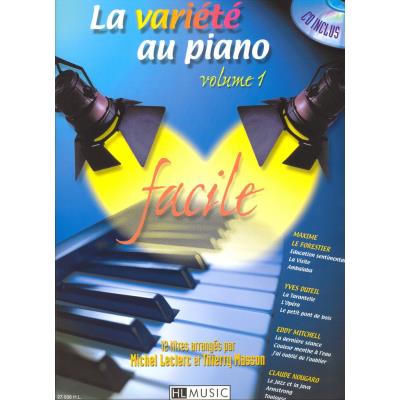 Partitions variété, pop, rock... LEMOINE LECLERC M./ MASSON T. - LA VARIETE AU PIANO VOL.1 + CD - PIANO Piano