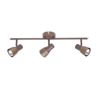 BRILLIANT 3951656 BARRE 3 LUMIÈRES ORIENTABLE LAVA 3 X 40 W E14 MARRON