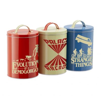 STRANGER THINGS - Silhouette - Set de 3 boîtes de rangement