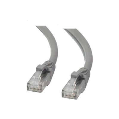 C2G Cat5e Booted Unshielded (UTP) Network Patch Cable - verbindingskabel - 30 cm - grijs