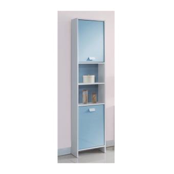 Top colonne de salle de bain 40 cm - blanc et bleu - Armoire bébé ... Top colonne de salle de bain 40 cm - blanc et bleu - Armoire bébé ...