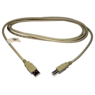 Max Value - Câble de données USB 2.0 - Mâle A vers Mâle B - 5 mètres - Beige Import Royaume Uni