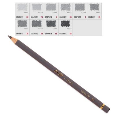 Conté à Paris Graphite 5B esquisse crayon