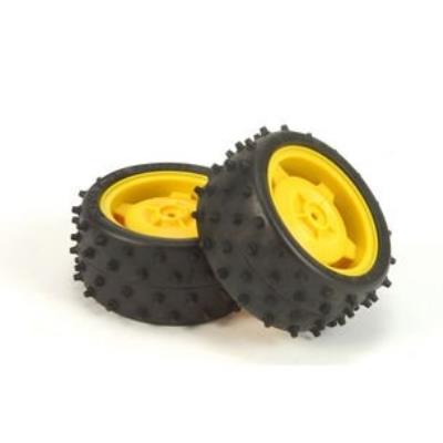 Pneus et jantes arrières 2x 58340 tamiya 309400239
