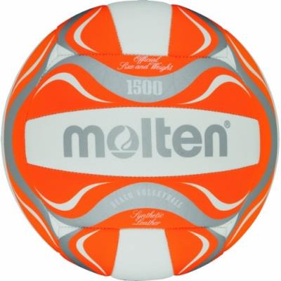 Molten bv1500-or balle de beach volley blanc orange argenté 5