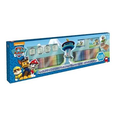 Nickelodeon - 0613021 - Mètre De Coloriage Et De Tampons Pat Patrouille - Bleu