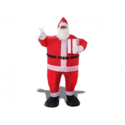 Costume père noel gonflable déguisement fete accesssoire costume insolite drole