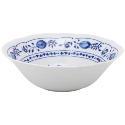 KAHLA - PORCELAINE POUR LES SENS 172903A72067U ROSSELLA ZWIEBELMUSTER PLAT DE SERVICE BLEU 21 CM
