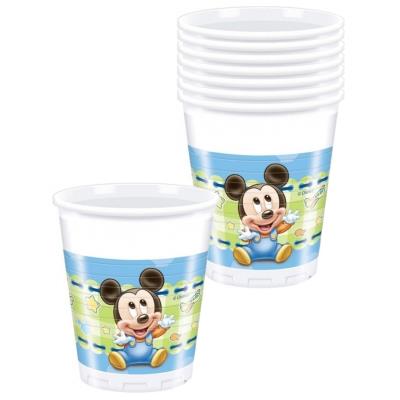 Gobelets Mickey bébé (x8)