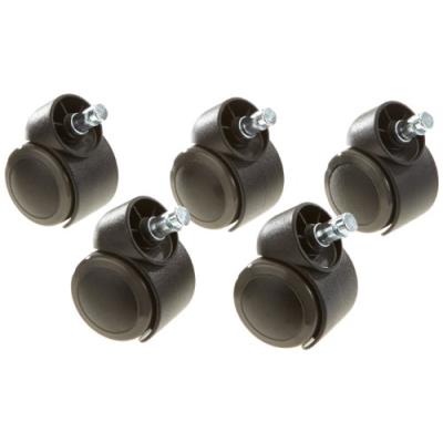 Hjh office 619006 5 roulettes pour sols durs pour siège de bureau 11 mm / 50 mm
