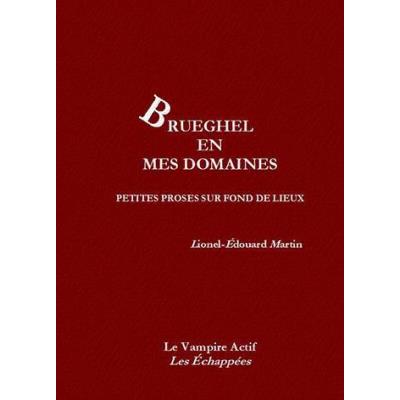 Brueghel En Mes Domaines, Petites Proses Sur Fond De Lieux