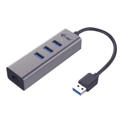 i-Tec USB 3.0 Metal 3-Port - hub - 3 poorten