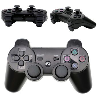 Manette de Jeu pour PS3 Bluetooth sans fil Contrôleur Double Vibration