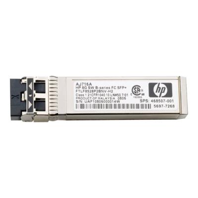 HPE - Module transmetteur SFP+ - Fibre Channel 16 Go (SW) - Canal à fibre optique - LC - pour HPE SN3600B 32, SN6000; StoreFabric SN3600, SN6500, SN6600B 32, SN6650, SN8600B 4-slot