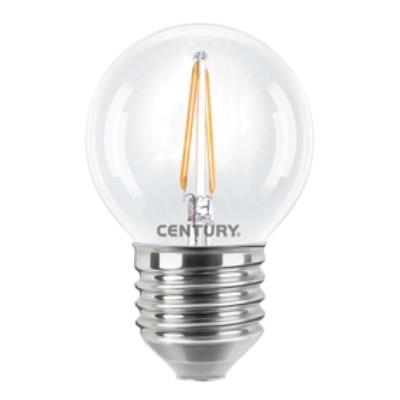 Ampoule globe led filament incanto 4w e27 2700k 395 lumen century