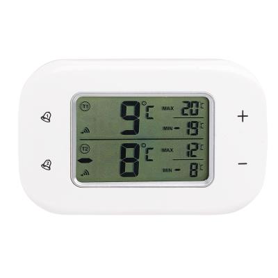 Thermomètre digital sans fil pour réfrigérateur et congélateur avec 2 capteurs