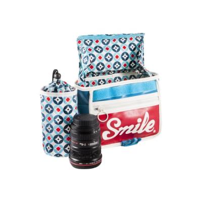 Smile Reversible MOD S - sac à bandoulière pour appareil-photo avec objectifs et tablette